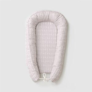 Set Babynest mauve + Babynest Überzug Inlet mauve